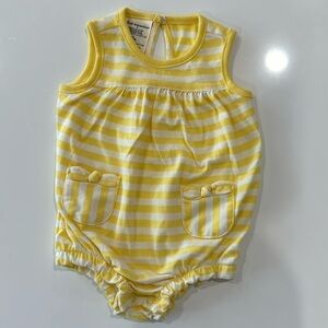 Striped baby romper